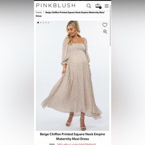 Maternity Maxi Dress